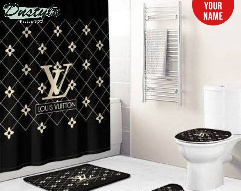 Lv Luxury Type 29 Bathroom Mat Shower Curtain