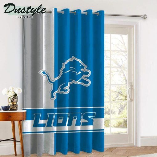 Detroit Lions NFL Window Curtains