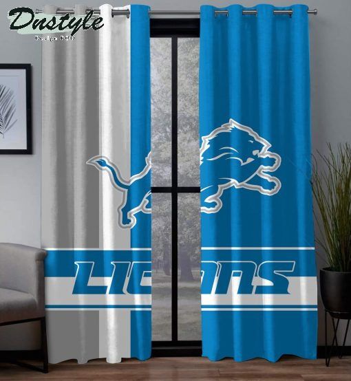 Detroit Lions NFL Window Curtains