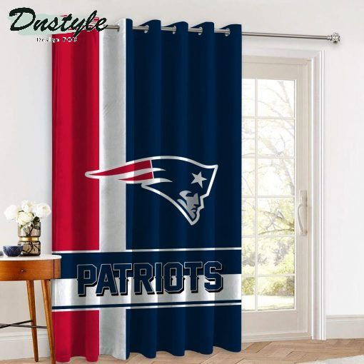 New England Patriots NFL Window Curtains