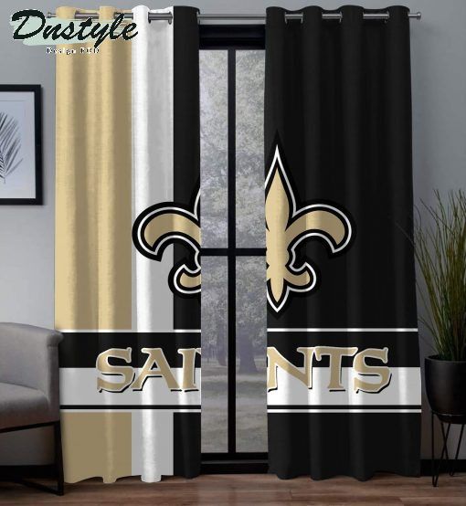 New Orleans Saints NFL Window Curtains
