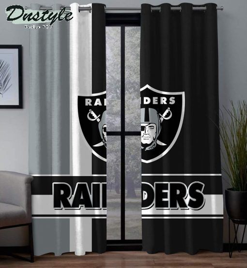 Oakland Raiders NFL Window Curtains