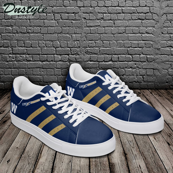 Winnipeg Blue Bombers 3D Running Stan Smith Low Top Shoes