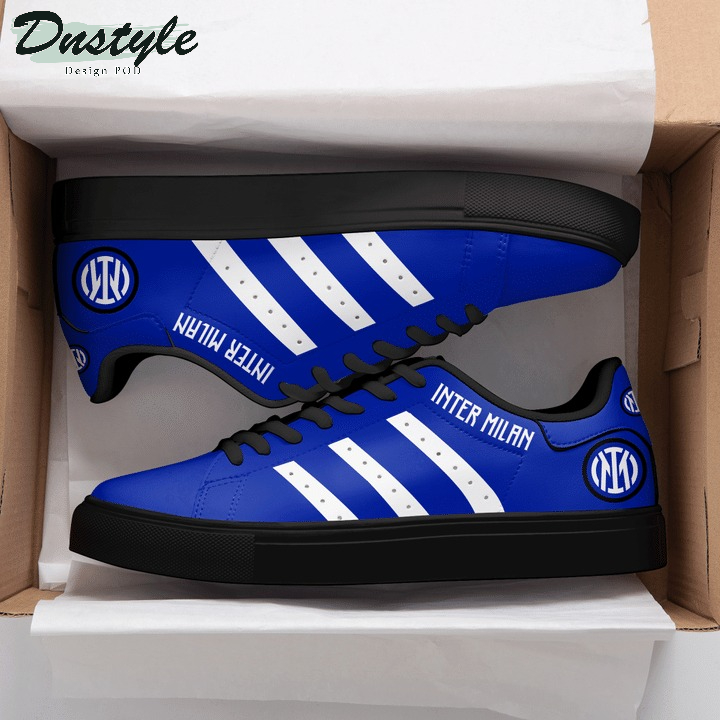 Inter Milan Blue Stan Smith Low Top Shoes