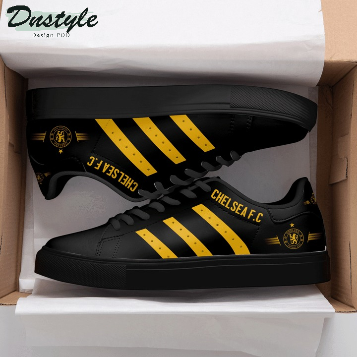 Chelsea Black Stan Smith Low Top Shoes