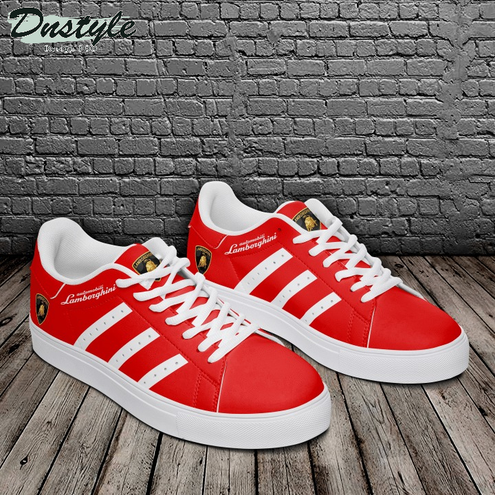 Lamborghini Red Stan Smith Low Top Shoes