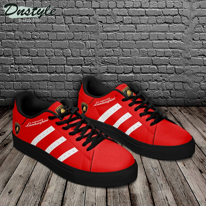 Lamborghini Red Stan Smith Low Top Shoes