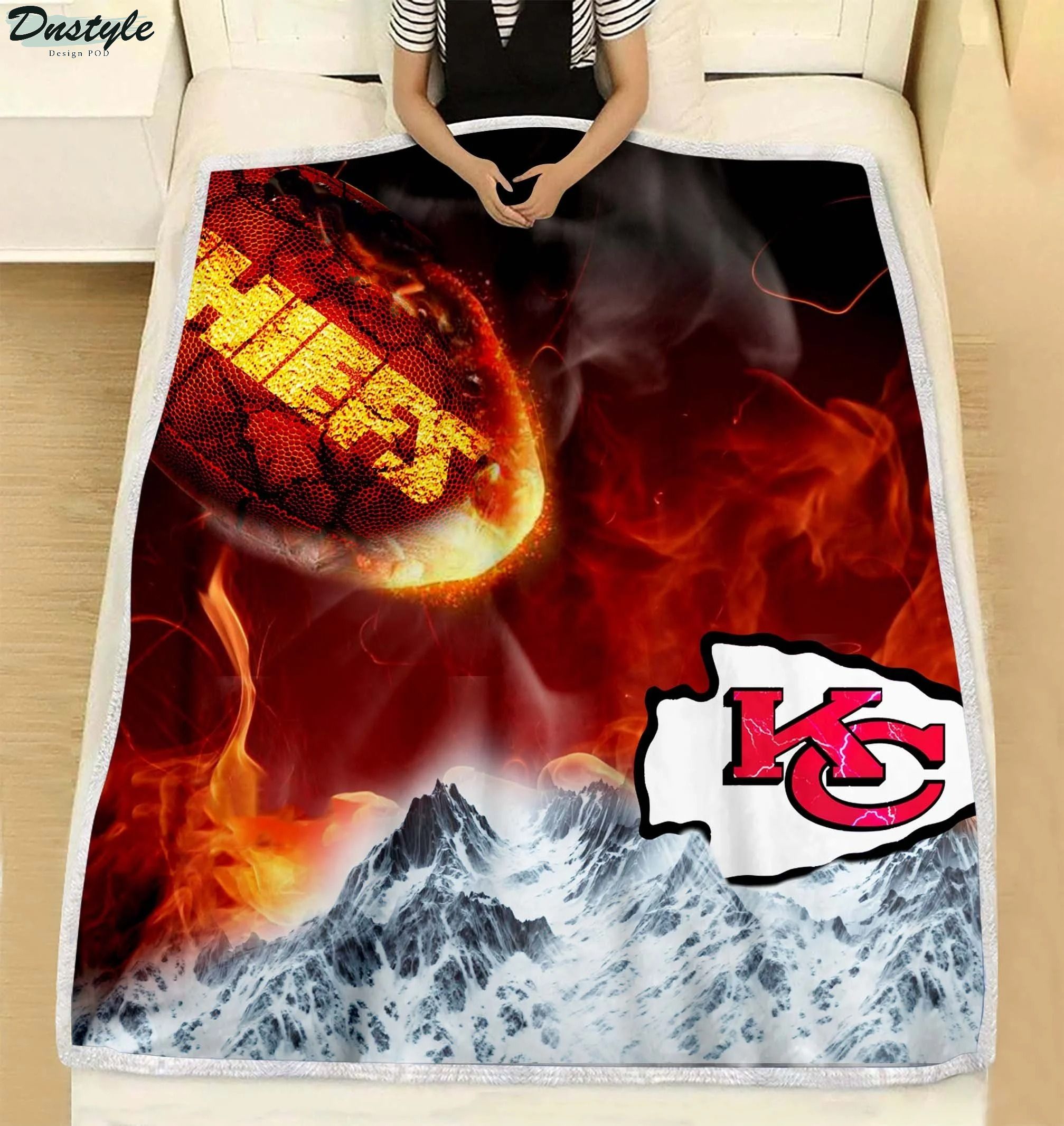NFL Kansas City Chiefs Break Out To Rise Up Blanket 