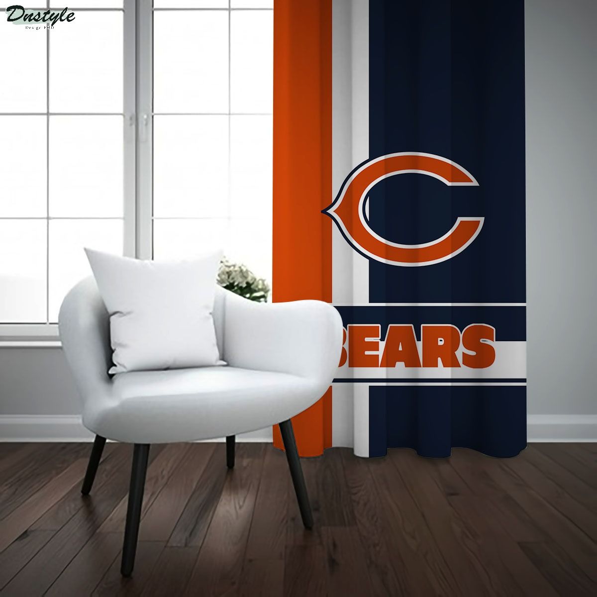 Chicago Bears NFL Window Curtains