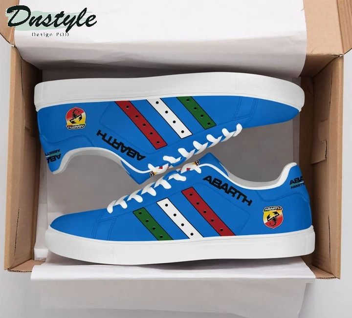 Abarth blue stan smith low top shoes