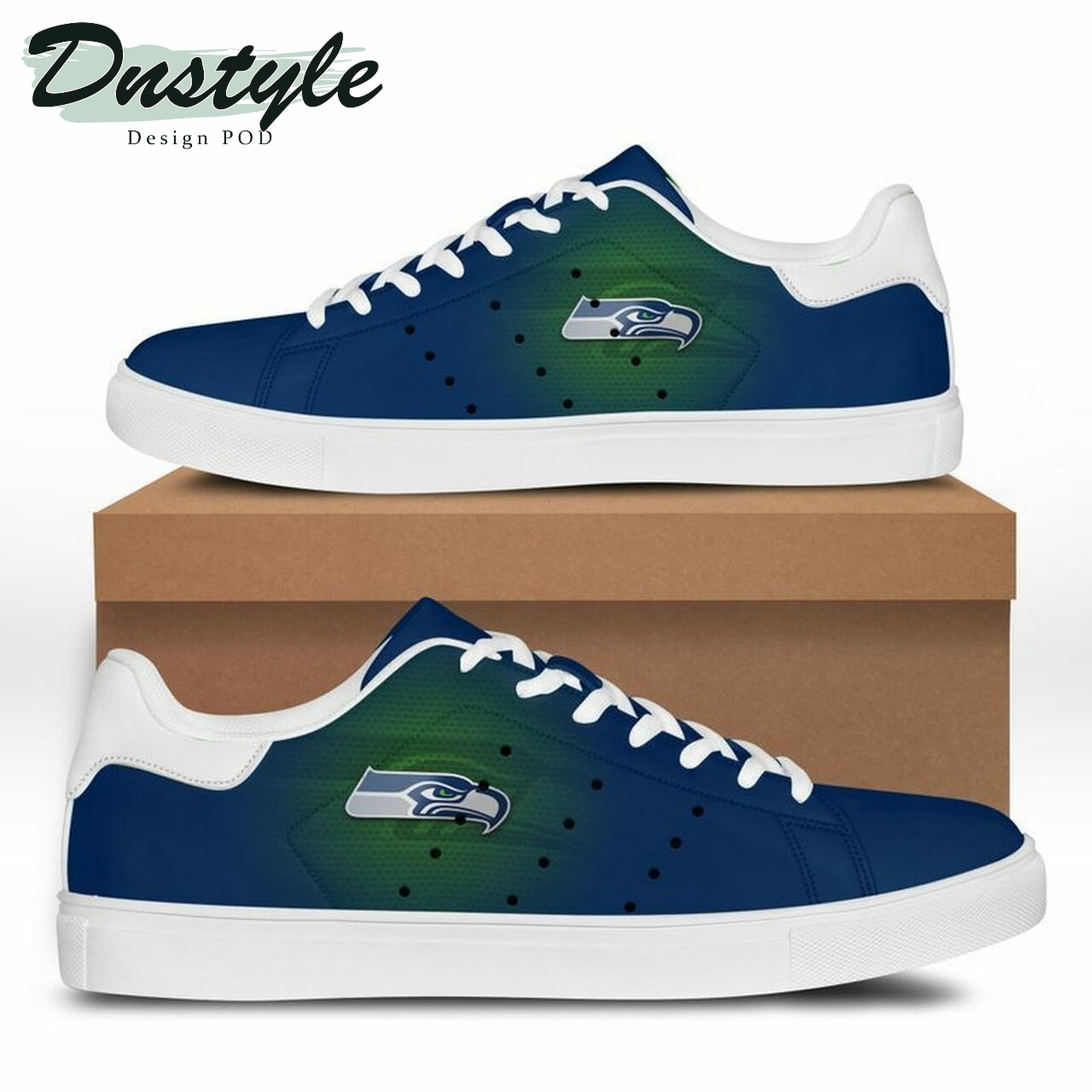 NFL seattle seahawks stan smith low top skate shoes