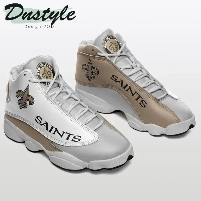 NFL New Orleans Saints Football Air Jordan 13 Sneakers
