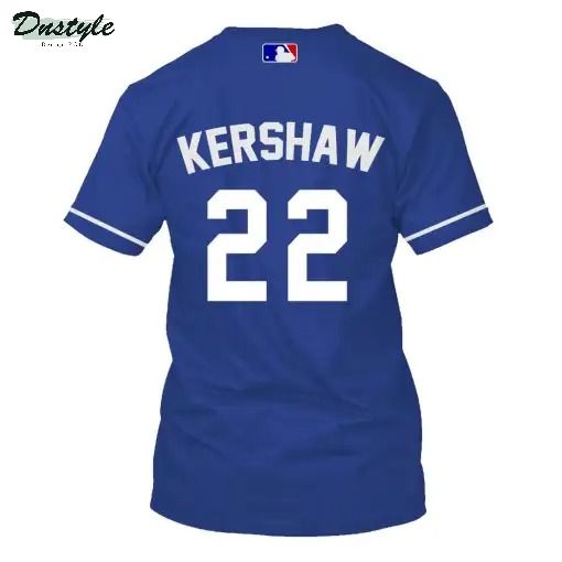 Personalized Clayton Kershaw Dodgers MLB 3D Full Printing Hoodie
