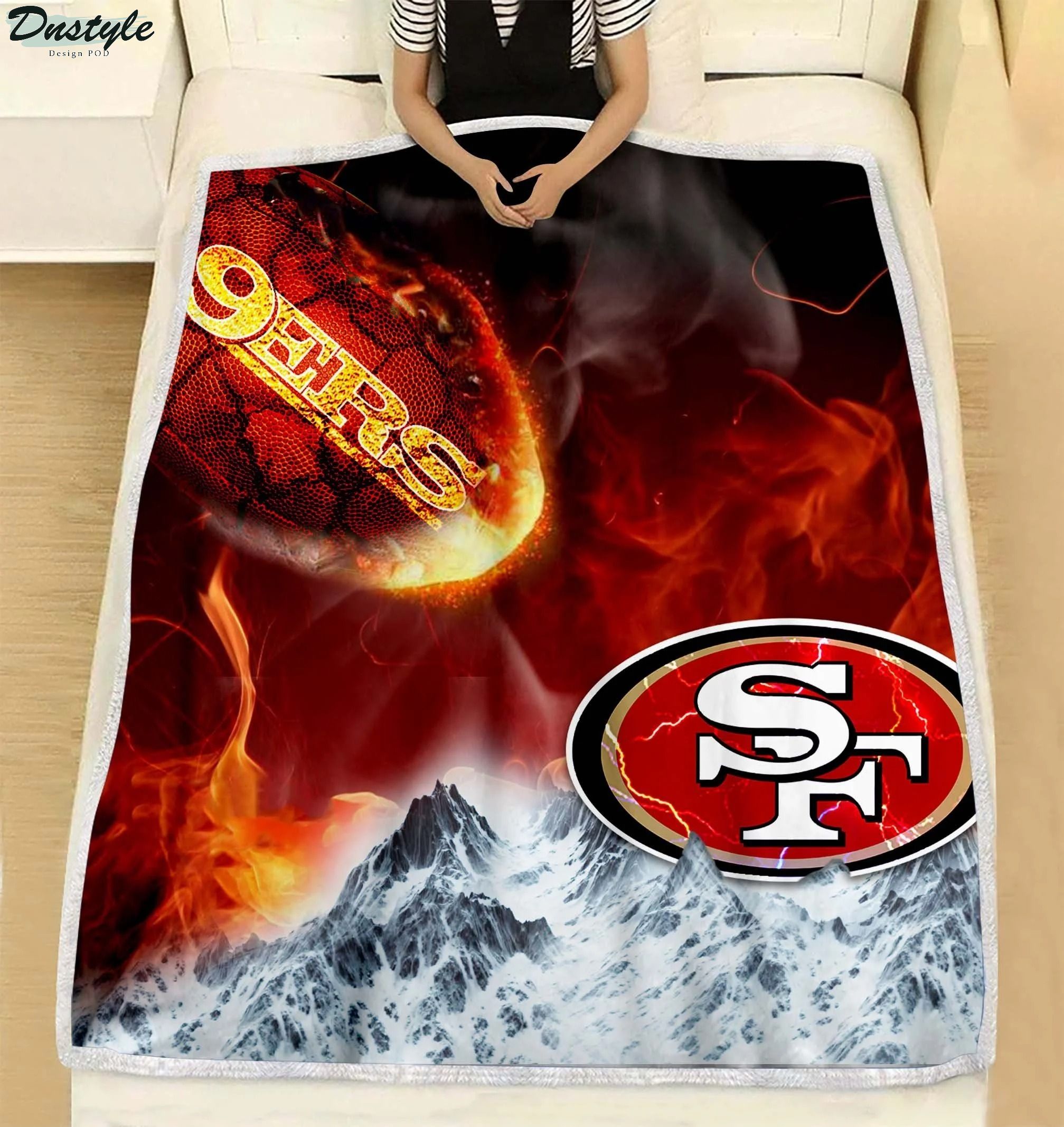 NFL San Francisco 49ers Break Out To Rise Up Blanket