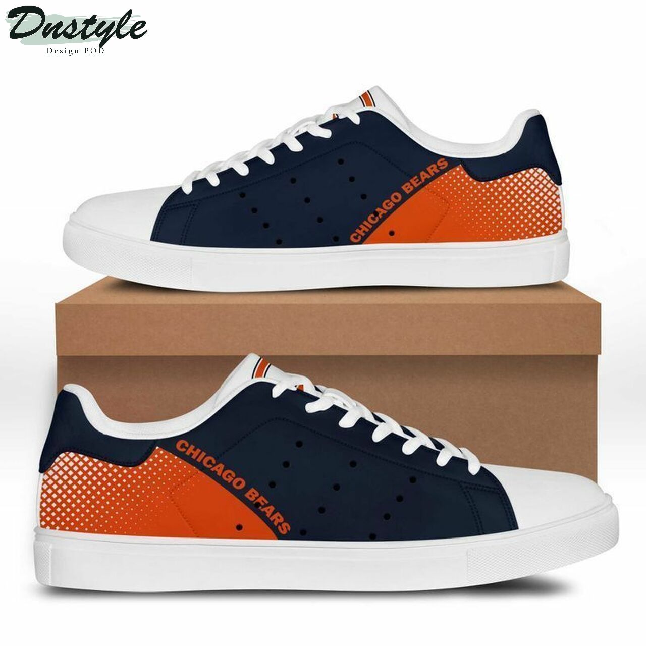 NFL Chicago Bears stan smith low top skate shoes
