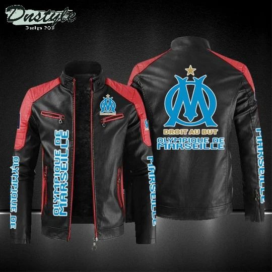 Olympique de Marseille leather jacket