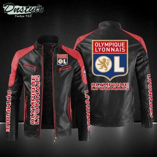 Olympique Lyonnais leather jacket