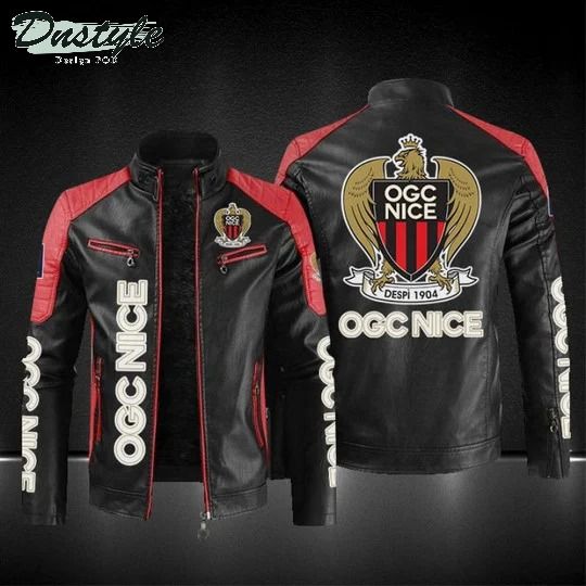 OGC Nice leather jacket