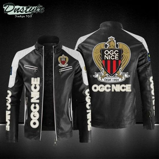 OGC Nice leather jacket