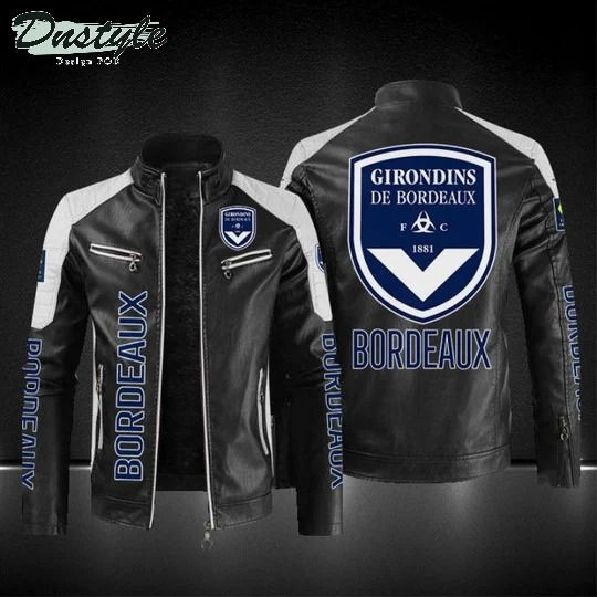 Girondins de Bordeaux leather jacket