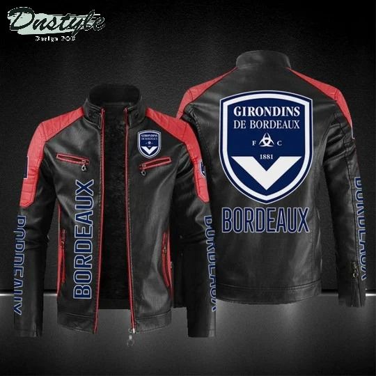 Girondins de Bordeaux leather jacket
