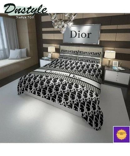 Christian Dior logo bedding set duvet cover set bedroom set do bedding set