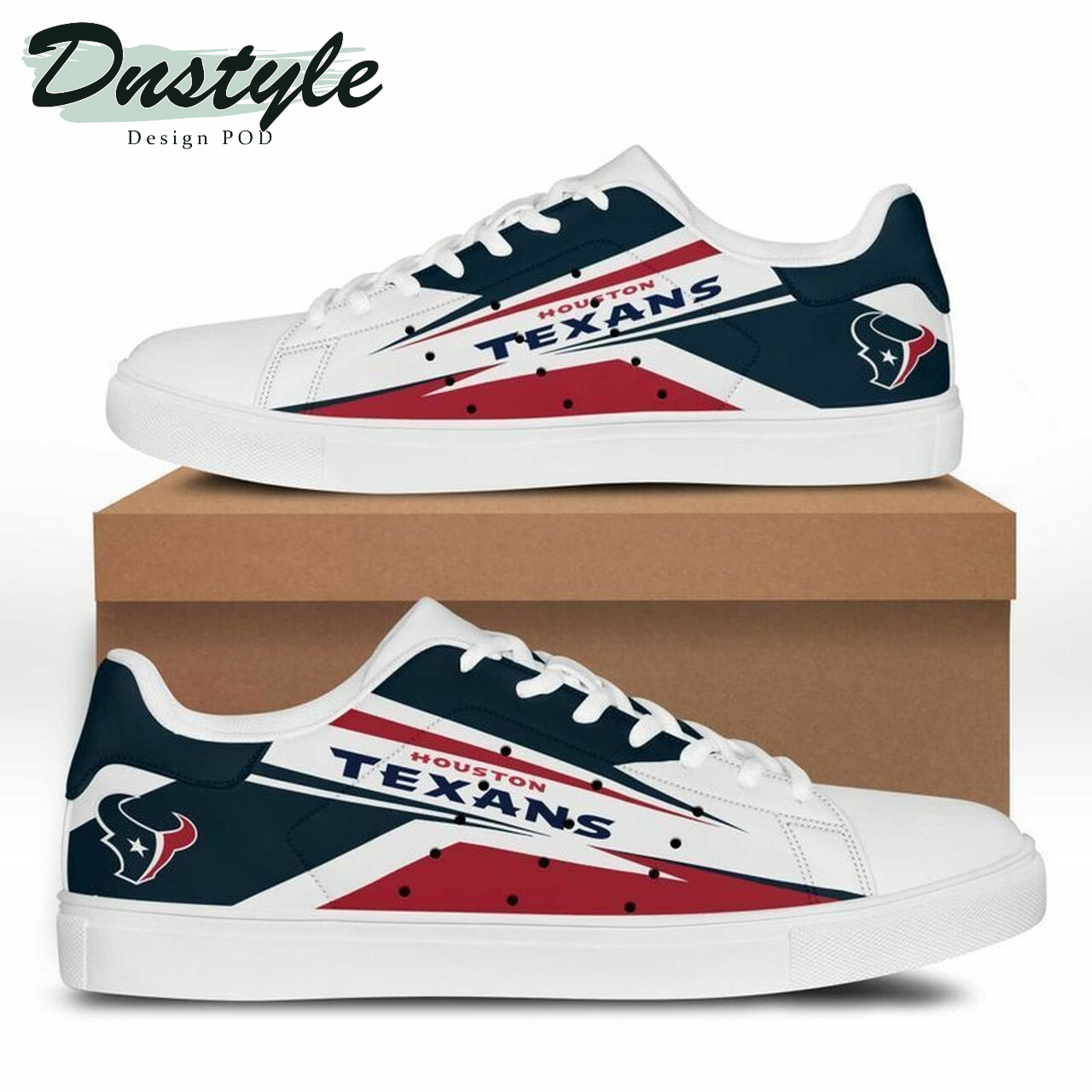 Houston texans NFL stan smith low top skate shoes