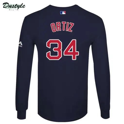 Personalized Ortiz Boston Red Sox MLB 3D Full Printing Hoodie