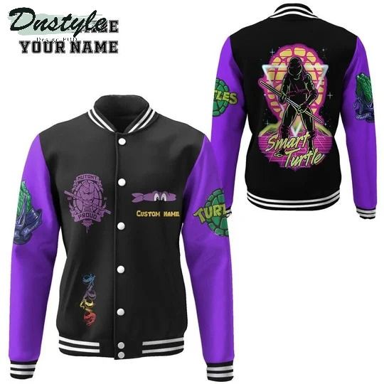 Donatello TMNT don donnie purple cosplay custom name baseball jacket