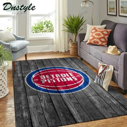 Detroit Pistons Living Room Area Rug