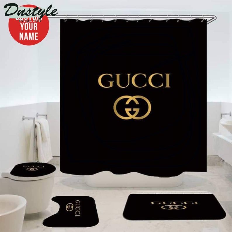 Gucci Gc Type 14 Bathroom Mat Shower Curtain