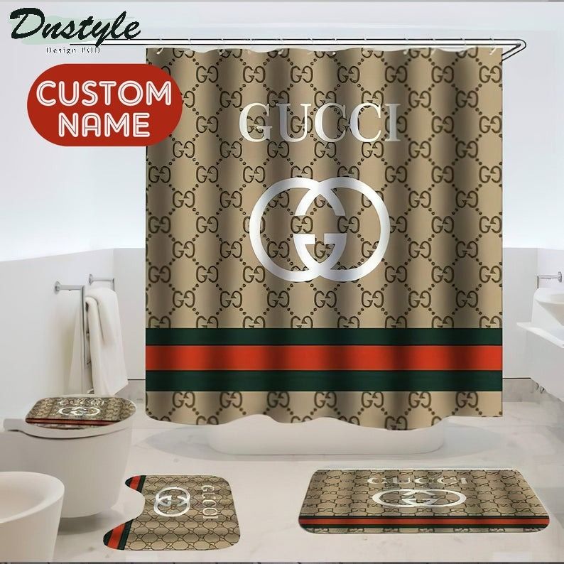 Gucci Gc Type 3 Bathroom Mat Shower Curtain