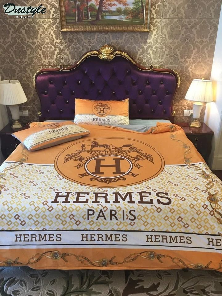 Hermes Paris luxury brand type 02 hm bedding sets quilt sets duvet cover bedroom sets