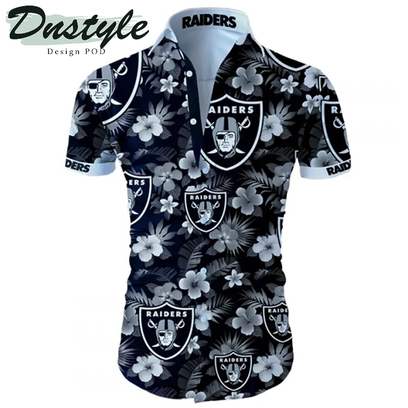 Oakland Raiders NFL Tropical Hawaiian Shirt
