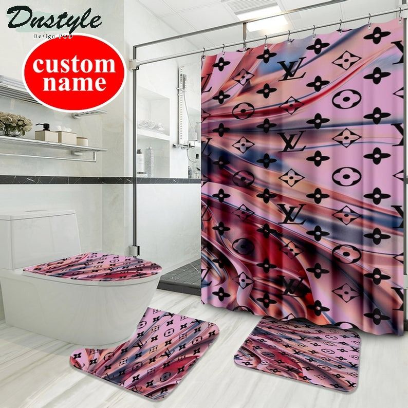 Lv Luxury Type 36 Bathroom Mat Shower Curtain