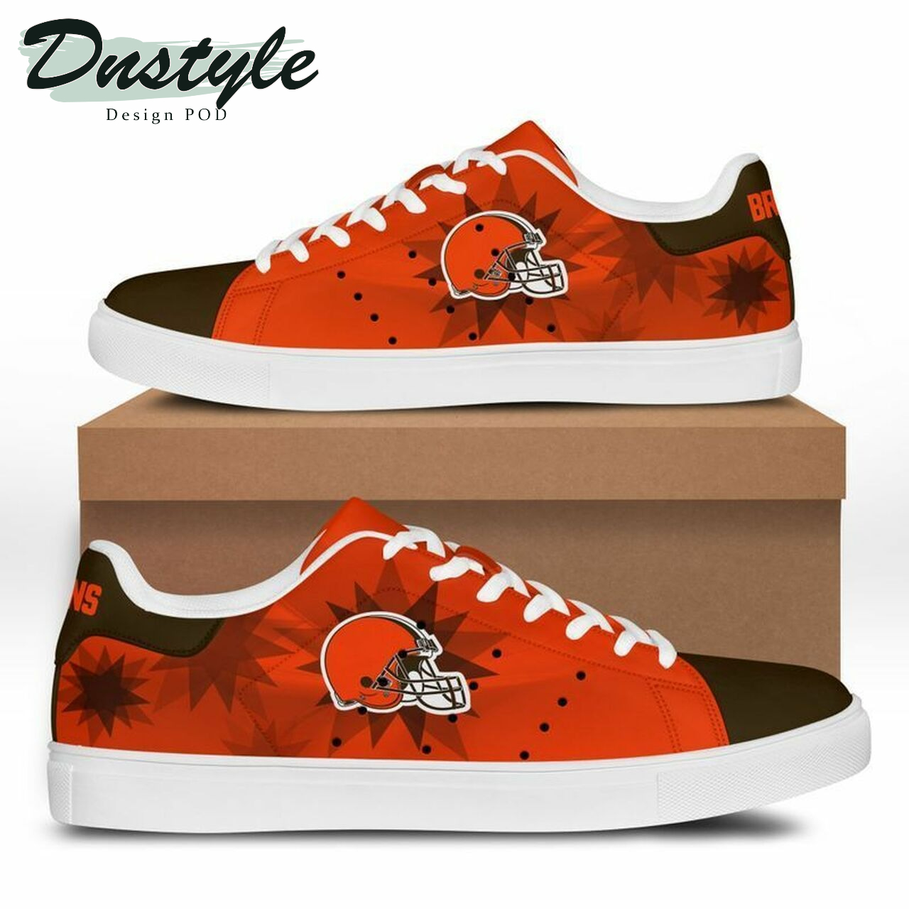NFL - cleveland browns stan smith low top skate shoes