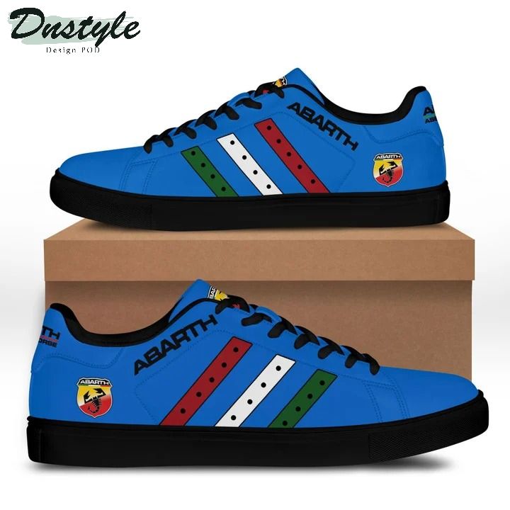 Abarth blue stan smith low top shoes