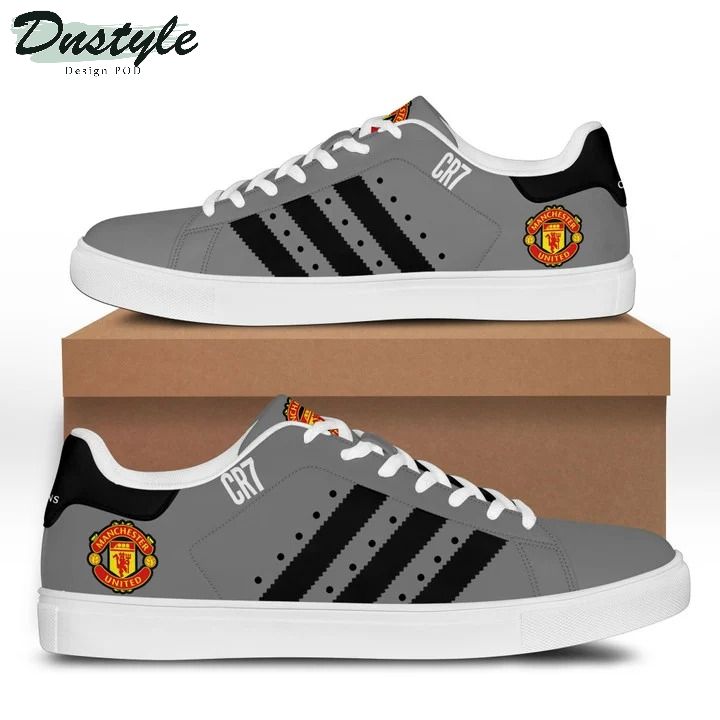 Manchester United CR7 grey stan smith low top shoes