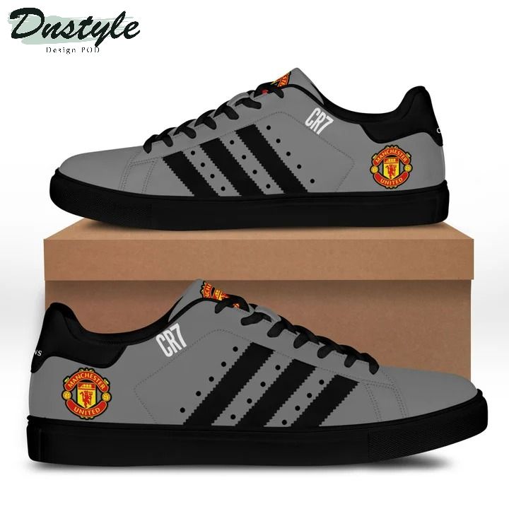 Manchester United CR7 grey stan smith low top shoes