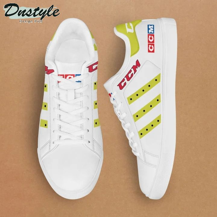 CCM yellow stan smith low top shoes