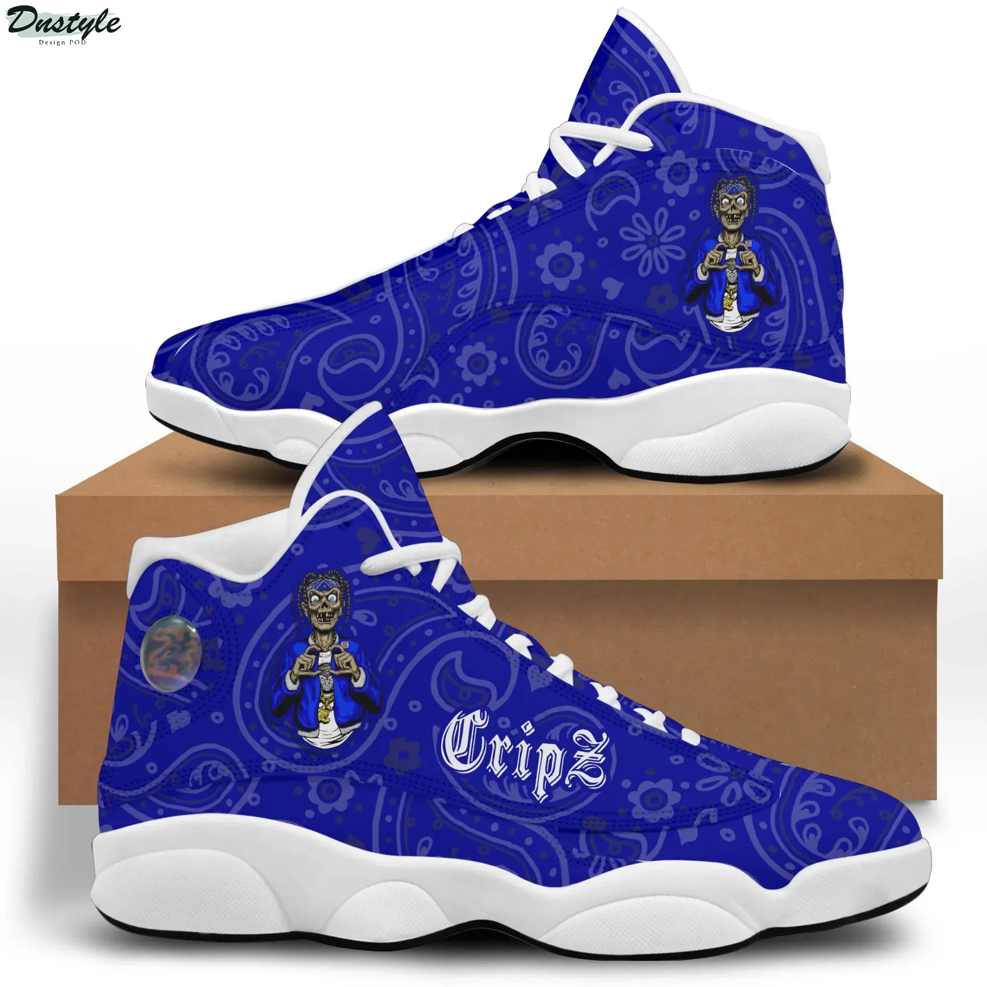Crips Gang Air Jordan 13 Sneakers