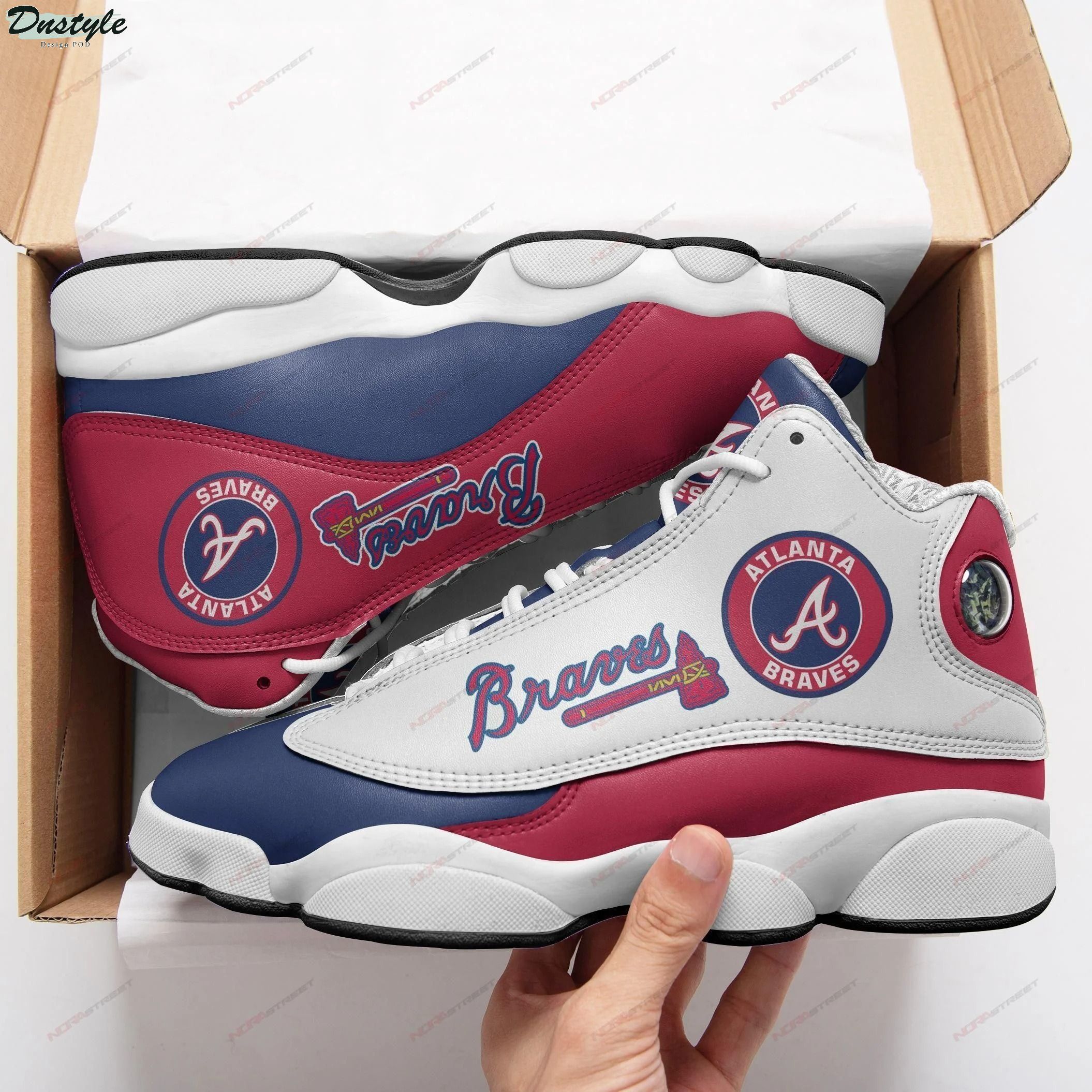 MLB Atlanta Braves Air Jordan 13 Sneakers