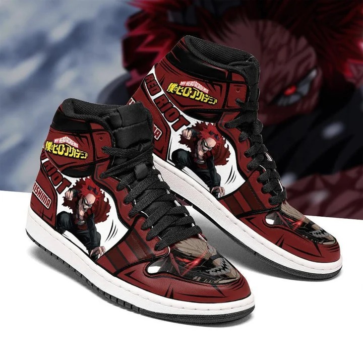 Eijiro Red Riot My Hero Academia Air Jordan High Sneaker