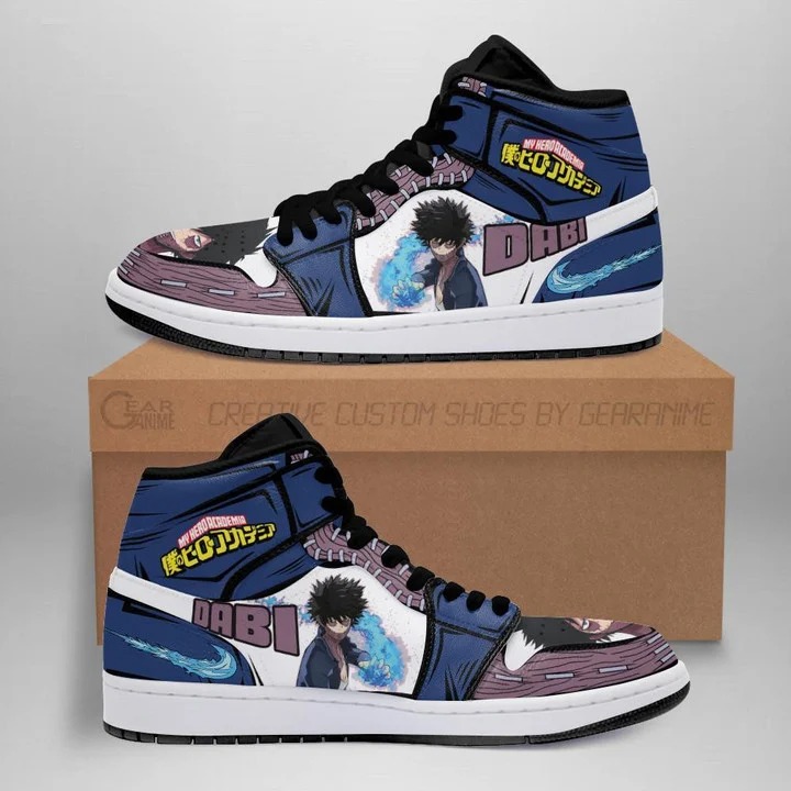 Dabi My Hero Academia Air Jordan High Sneaker