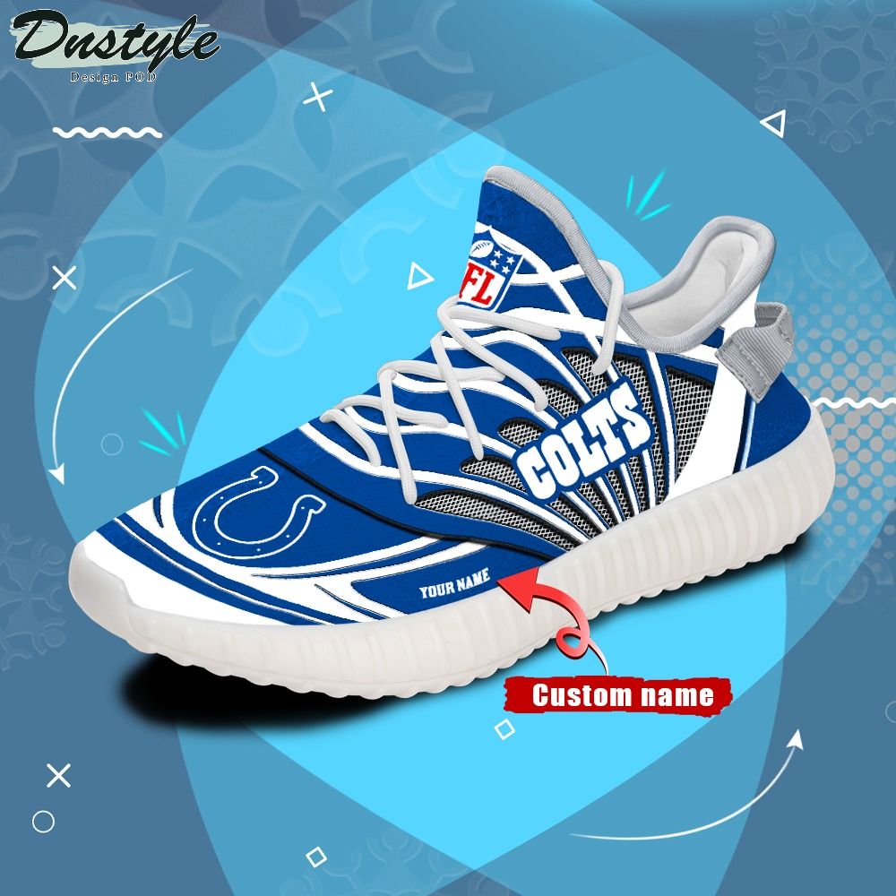 Indianapolis Colts NFL Personalized Yeezy Boost Sneakers