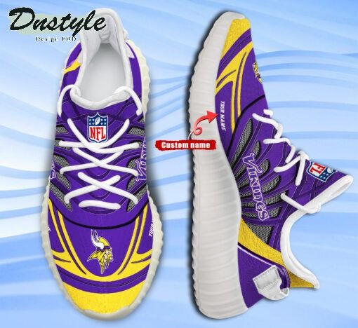 Minnesota Vikings NFL Personalized Yeezy Boost Sneakers