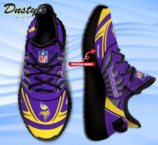 Minnesota Vikings NFL Personalized Yeezy Boost Sneakers