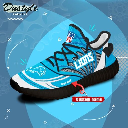 Detroit Lions NFL Personalized Yeezy Boost Sneakers