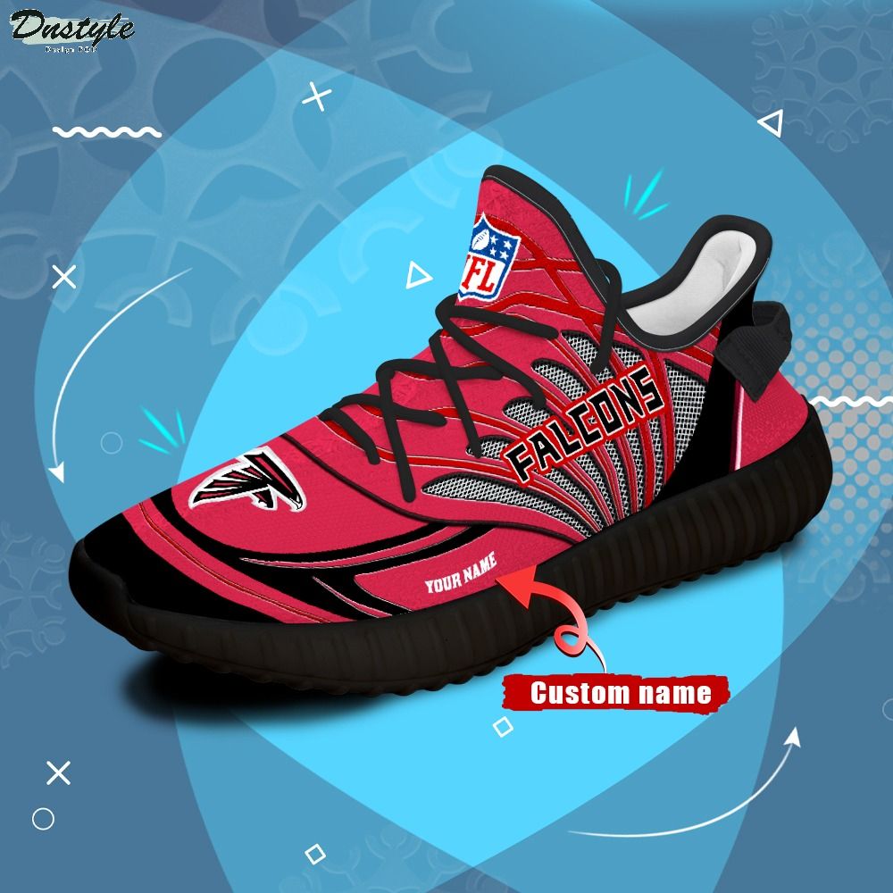 Atlanta Falcons NFL Personalized Yeezy Boost Sneakers