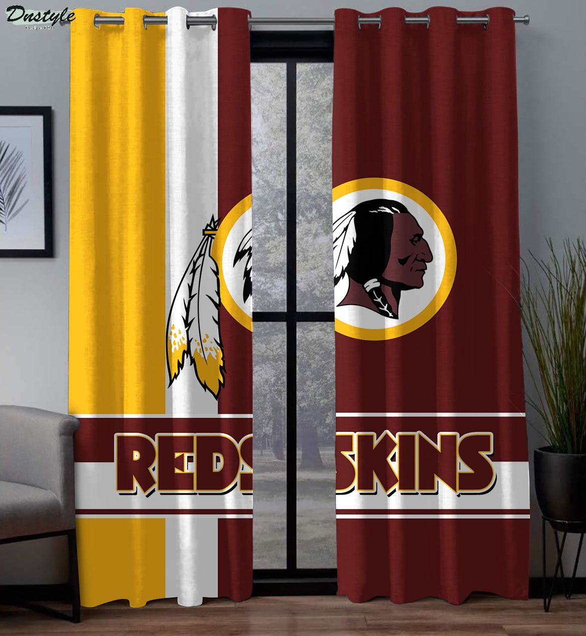 Washington Redskins NFL Window Curtains